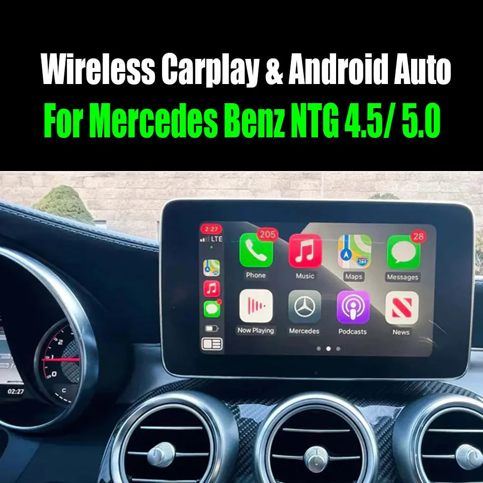 For Mercedes Benz NTG 4.5/ 5.0 AERISAUTO for Apple CarPlay Module and Android Auto 我的商店