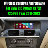 For BMW CIC System X3 / X4 F25 F26 Year 2011-2013 AERISAUTO for Apple CarPlay Module and Android Auto 我的商店