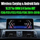10.25"For BMW 3/4 Series F30/F31/F32/F33/F36 NBT 2011-2019 AERISAUTO for Apple Android screen and Android Auto 我的商店