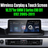 10.25''For BMW 3 Series E90 E91 E92 2005-2011 Android 13.0 AERISAUTO for Apple Android screen and Android Auto Aerisauto