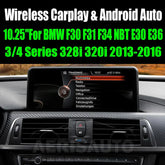10.25''For BMW F30 F31 F34 NBT 3/4 Series E30 E36 328i 320i 2013-2016 AERISAUTO for Apple Android screen and Android Auto Aerisauto