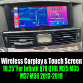 10.25''For Infiniti Q70 Q70L M25 M35 M37 M56 2013-2019 Android 13 AERISAUTO for Apple Android screen and Android Auto Aerisauto