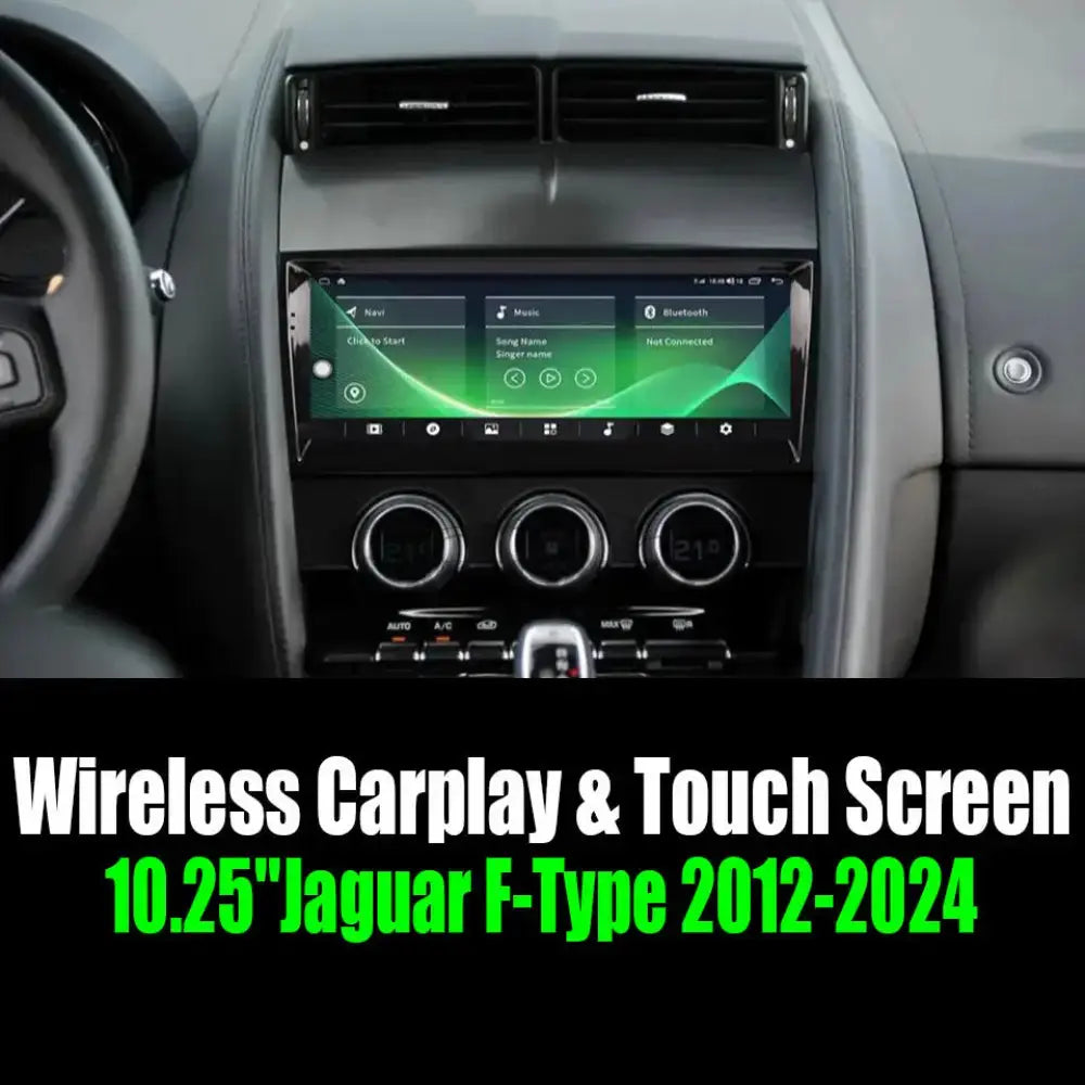 10.25’’Jaguar F-Type 2012-2024 AERISAUTO for Wireless Apple Carplay Android screen and Android Auto