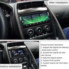 10.25’’Jaguar F-Type 2012-2024 AERISAUTO for Wireless Apple Carplay Android screen and Android Auto