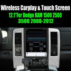 12.1"For Dodge RAM 1500 2500 3500 2008-2012 Tesla Style Car Radio AERISAUTO for Apple Android screen and Android Auto Aerisauto