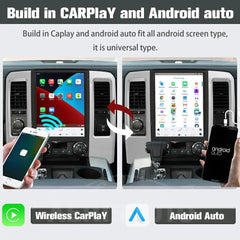 12.1"For Dodge RAM 1500 2500 3500 2008-2012 Tesla Style Car Radio AERISAUTO for Apple Android screen and Android Auto Aerisauto
