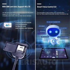 12.1"For Infiniti EX37 2008-2017 Tesla Style Car Radio AERISAUTO for Apple Android screen and Android Auto Aerisauto