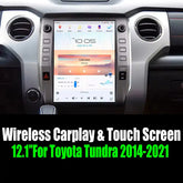 12.1"For Toyota Tundra 2014-2021 Tesla Style Car Radio AERISAUTO for Apple Android screen and Android Auto Aerisauto