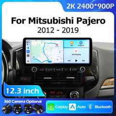 12.3 ''For Mitsubishi Pajero V97 2012-2019 AERISAUTO for Apple Android screen and Android Auto Aerisauto
