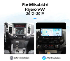 12.3 ''For Mitsubishi Pajero V97 2012-2019 AERISAUTO for Apple Android screen and Android Auto Aerisauto