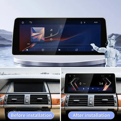 12.3Touch Screen Display For BMW X5 E70 X6 E71 CCC CIC 2007-2013Wireless Carplay Android Auto Car Multimedia Video Player Stereo Aerisauto