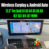 12.3" For Audi A1 A3 A4 A5 A6 A8 Q2 Q3 Q5 Q7 MMI AERISAUTO for Apple Android screen and Android Auto Aerisauto
