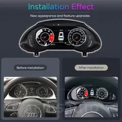 12.3''For Audi A4 S4 RS4 A5 Q5 S5 RS5 2008-2021 AERISAUTO for LCD Digital Dashboard Cluster Aerisauto