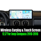 12.3''For Jeep Compass 2010-2016 AERISAUTO for Apple Android screen and Android Auto Aerisauto