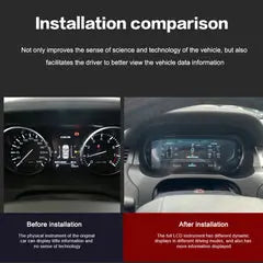 12.3"For Land Rover Evoque 2012-2018 AERISAUTO for LCD Digital Dashboard Cluster Aerisauto