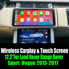 12.3"For Land Rover Range Rover Sport / Vogue 2013-2017 Android 13 AERISAUTO for Apple Android screen and Android Auto Aerisauto