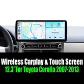 12.3''For Toyota Corolla 2007-2013 AERISAUTO for Apple Android screen and Android Auto Aerisauto