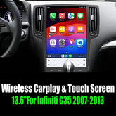 13.6"For Infiniti G35 2007-2013 Tesla Style Car Radio AERISAUTO for Apple Android screen and Android Auto Aerisauto
