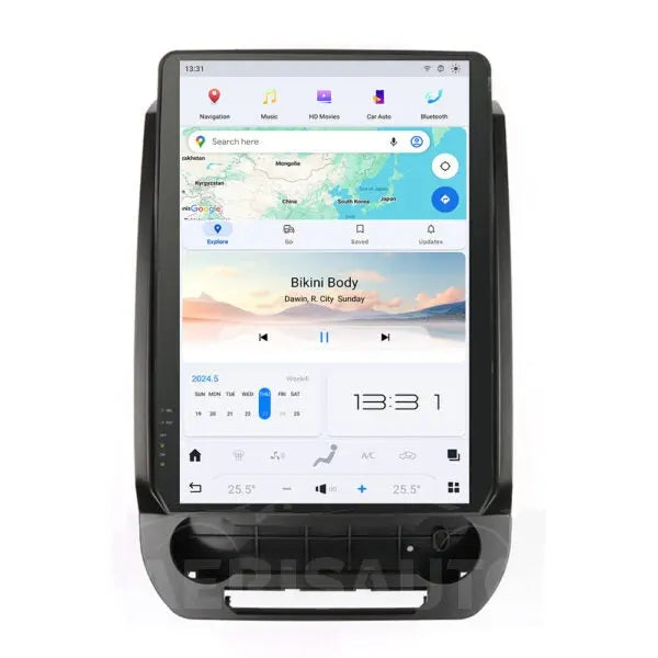 14.4''For Ford Expedition 2018-2023 AERISAUTO for Big Vertical Screen Tesla Style Screen Car Radio Stereo Aerisauto