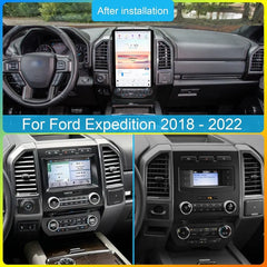 14.4''For Ford Expedition 2018-2023 AERISAUTO for Big Vertical Screen Tesla Style Screen Car Radio Stereo Aerisauto