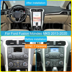 14.4''For Ford Fusion 2013-2020 AERISAUTO for Tesla Style Screen Car Radio Stereo Carplay Upgrade Multimedia Player Aerisauto