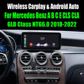 For Mercedes Benz A B C E CLS GLA GLB Class NTG6.0 2018-2022 AERISAUTO for Apple CarPlay Module and Android Auto 我的商店