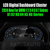 2024 New For BMW 1/2/3/4/5/6/7 Seires X1/X2/X3/X4/X5/X6 Series AERISAUTO for LCD Digital Dashboard Cluster Aerisauto