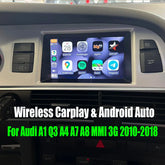For Audi A1 Q3 A4 A7 A8 MMI 3G 2010-2018 AERISAUTO for Apple CarPlay Module and Android Auto 我的商店
