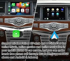 7'' 8''For Nissan Patrol Y62 QX60 Q60 QX80 Pathfinder R52 370z 2007-2024 Infiniti 2011-2024 Carplay Module Screen Aerisauto