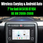 7'' For Audi A4 S4 B6 B7 RS4 8E 8H 2000-2008 AERISAUTO for Apple Android screen and Android Auto Aerisauto