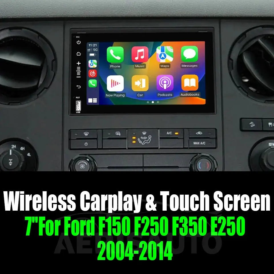 7''For Ford Mustang Explorer Expedition F150 F250 F350 E250 2004-2014 AERISAUTO for Apple Android screen and Android Auto Aerisauto