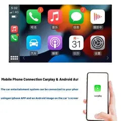 7''For Land Rover Discovery 3 LR3 2004-2009 Android 12 AERISAUTO for Apple Android screen and Android Auto Aerisauto