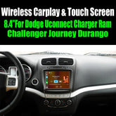 8.4"For Dodge Uconnect Charger Ram Challenger Journey Durango AERISAUTO for Apple Android screen and Android Auto Aerisauto