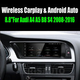 8.8''For Audi A4 A5 B8 S4 2008-2016 Android 14.0 AERISAUTO for Apple Android screen and Android Auto Aerisauto