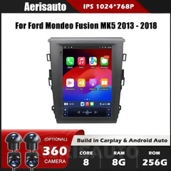 9.7''For Ford Mondeo Fusion MK5 2013-2018 AERISAUTO for Apple Android screen and Android Auto Aerisauto