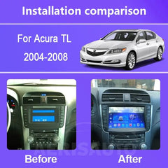 9''For Acura TL 2004-2008 Android14 AERISAUTO for Apple Android screen and Android Auto Aerisauto