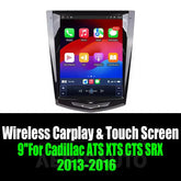 9''For Cadillac ATS XTS CTS SRX 2013-2016 AERISAUTO for Apple Android screen and Android Auto Aerisauto