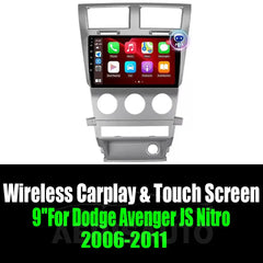 9''For Dodge Avenger JS Nitro 2006-2011 AERISAUTO for Apple Android screen and Android Auto Aerisauto