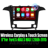 9''For Ford S-MAX S MAX 1 2006-2015 AERISAUTO for Apple Android screen and Android Auto Aerisauto