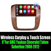 9''For GMC Youkon Chevrolet Tahoe Suburban 2008-2012 AERISAUTO for Apple Android screen and Android Auto Aerisauto
