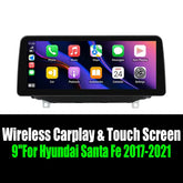 9''For Hyundai Santa Fe 2017-2021 AERISAUTO for Apple Android screen and Android Auto Aerisauto