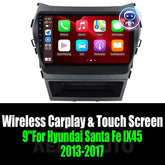 9''For Hyundai Santa Fe IX45 2013-2017 AERISAUTO for Apple Android screen and Android Auto Aerisauto
