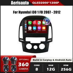 9''For Hyundai i30 1 FD 2007-2012 AERISAUTO for Apple Android screen and Android Auto 2 Aerisauto