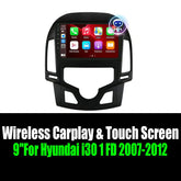 9''For Hyundai i30 1 FD 2007-2012 AERISAUTO for Apple Android screen and Android Auto Aerisauto