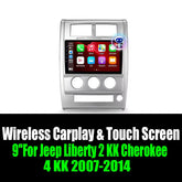 9''For Jeep Liberty 2 KK Cherokee 4 KK 2007-2014 AERISAUTO for Apple Android screen and Android Auto Aerisauto