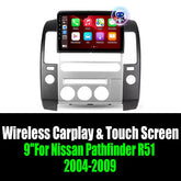 9''For Nissan Pathfinder R51 2004-2009 AERISAUTO for Apple Android screen and Android Auto Aerisauto