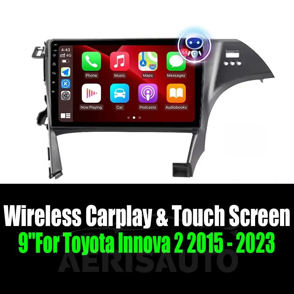 9''For Toyota Prius 3 XW30 2009-2015 AERISAUTO for Apple Android screen and Android Auto Aerisauto