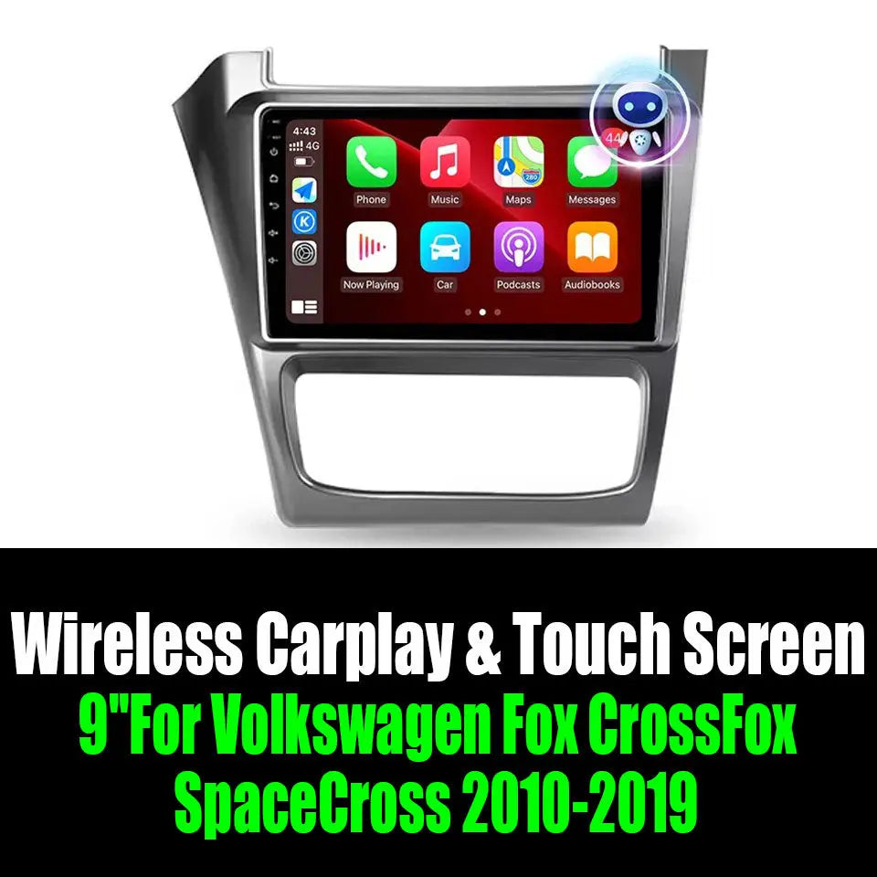 9''For Volkswagen Fox CrossFox SpaceCross 2010-2019 AERISAUTO for Apple Android screen and Android Auto Aerisauto