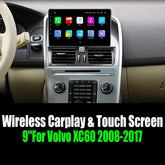 Android 13 9''For Volvo XC60 2008-2017 AERISAUTO for Apple Android screen and Android Auto Aerisauto