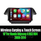 Android 14 10''For Honda Odyssey 4 RB3 RB4 2008-2014 Autoradio GPS Navigation AERISAUTO for Apple Android screen and Android Auto Aerisauto
